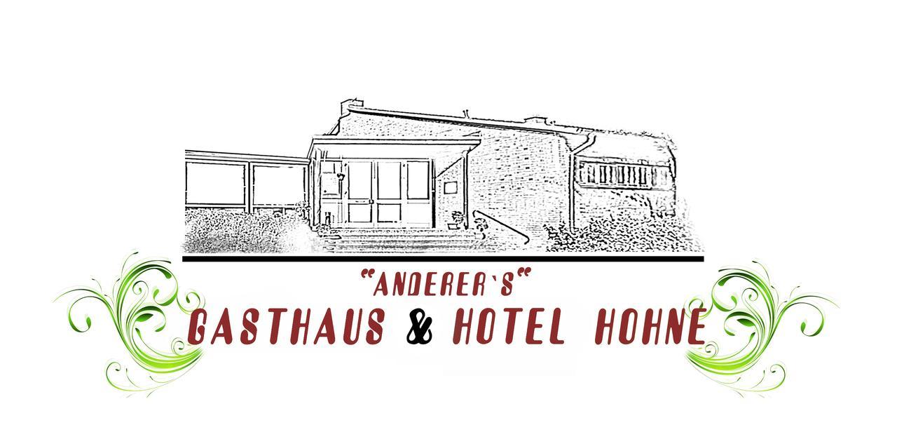 "Anderer'S" Gasthaus & Hotel Hohne Dış mekan fotoğraf